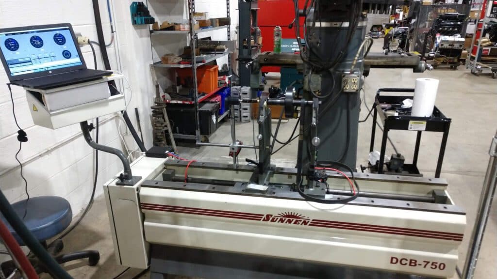 ProBal electronics upgrade installed on Fentech balancing machine