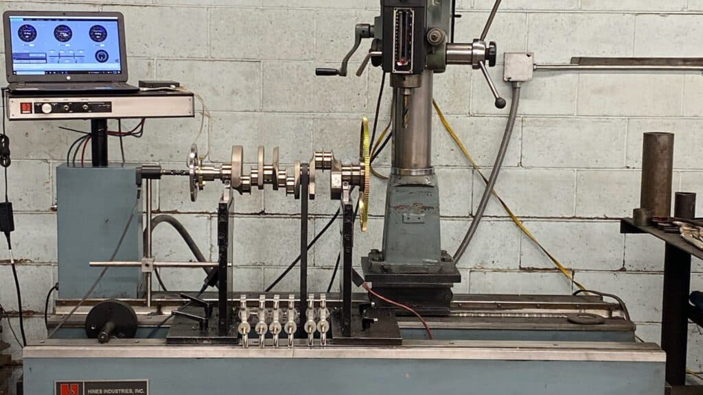 ProBal electronics upgrade installed on Hines balancing machine