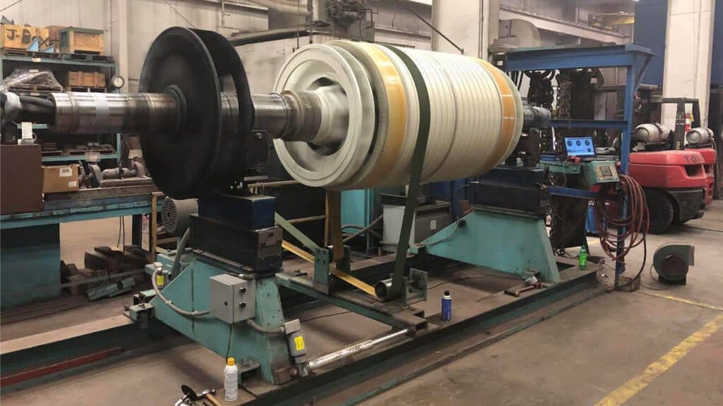 ProBal electronics upgrade installed on IRD / Mechanalysis balancing machine