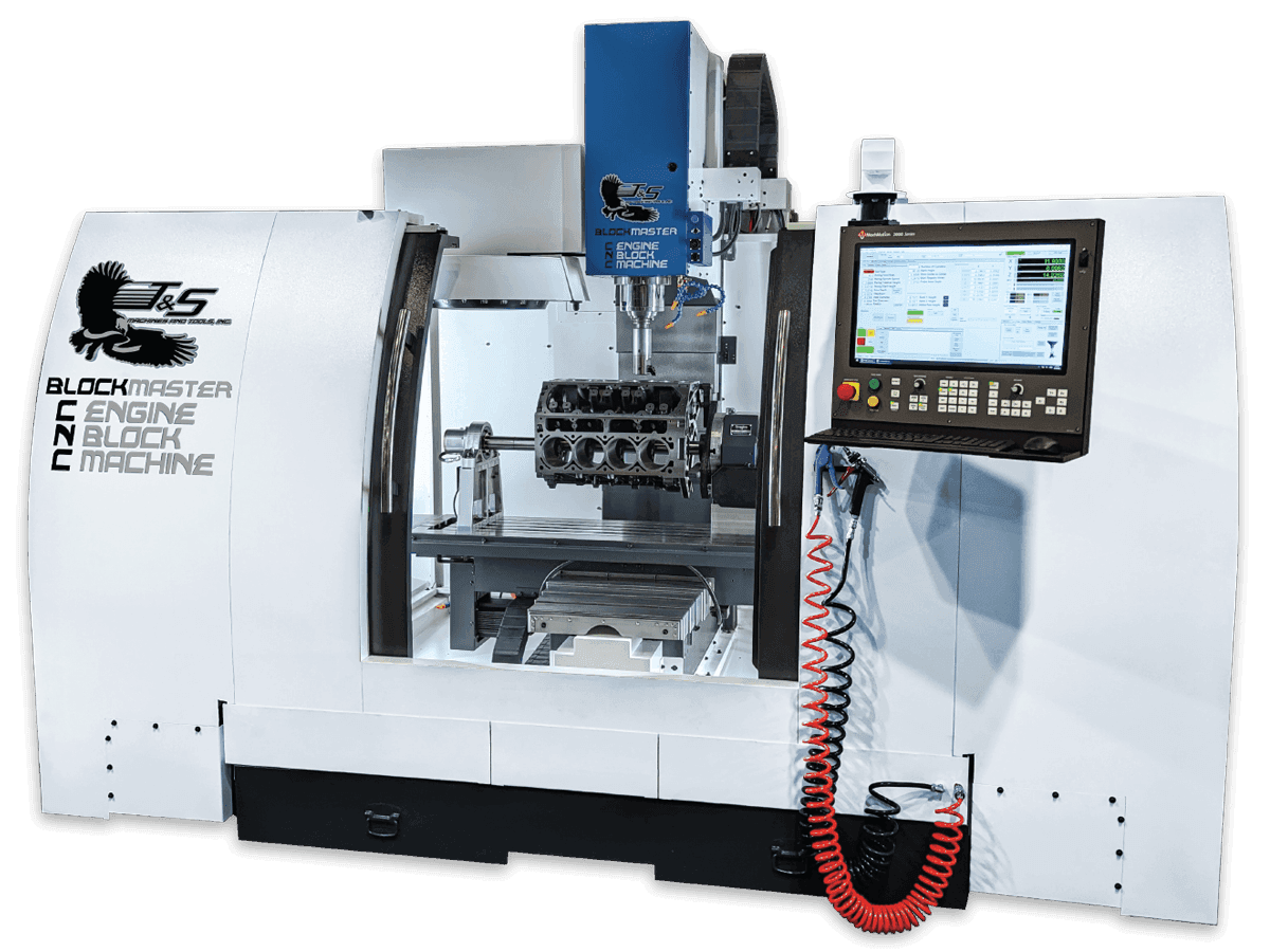 TS1000 BlockMaster CNC Engine Block Machining Center with full enclosure